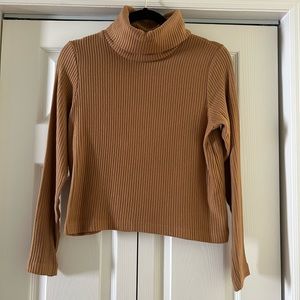 Club Monaco meredy camel long sleeve turtleneck size S